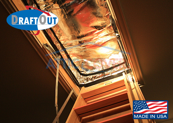 Draft Out™ Attic Door Insulation Cover